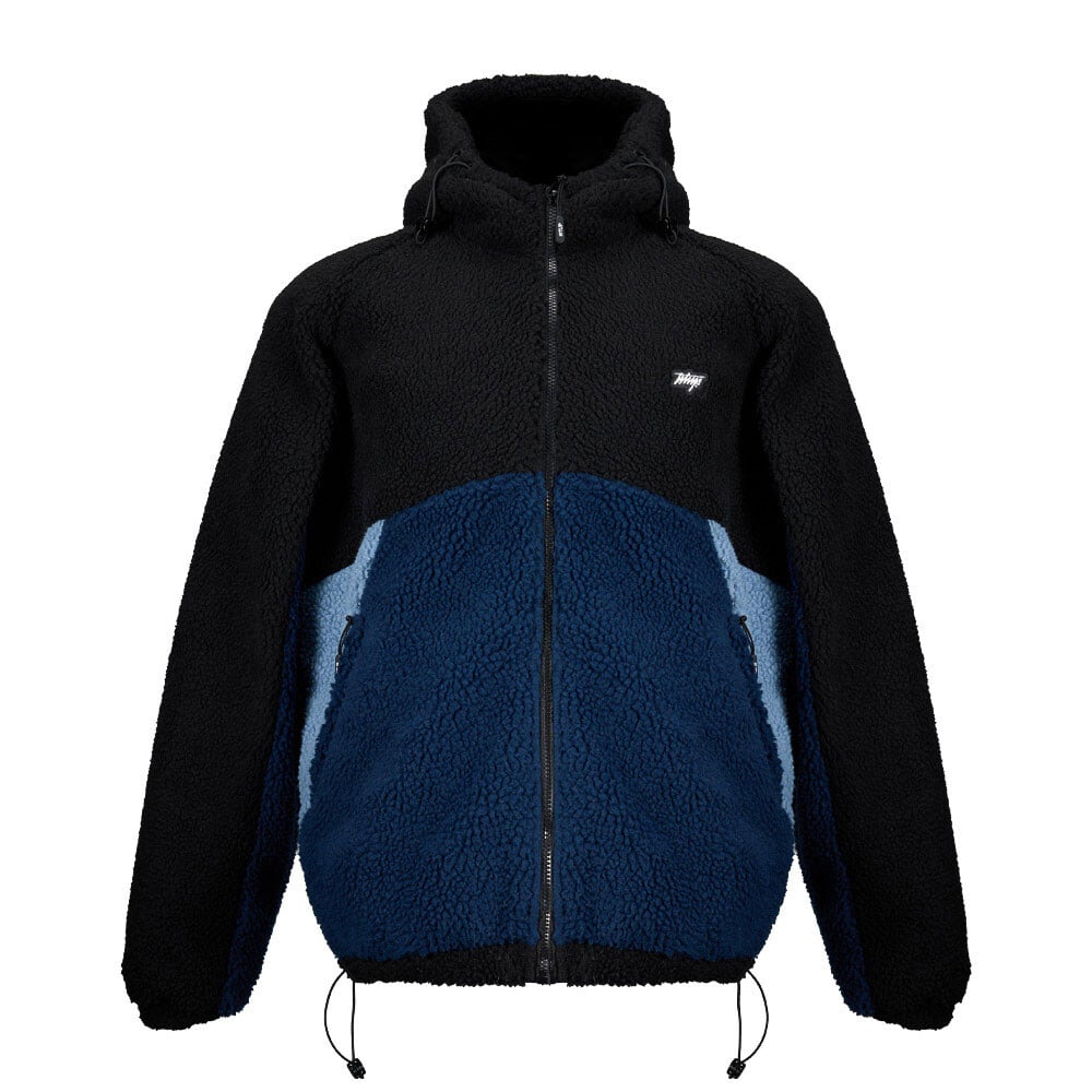 SHERPA WHATUP MEN FULL ZIPPER BLACK BLUE - 1