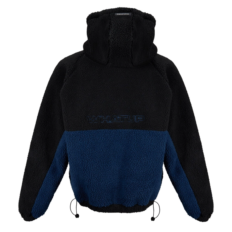 SHERPA WHATUP MEN FULL ZIPPER BLACK BLUE - 2