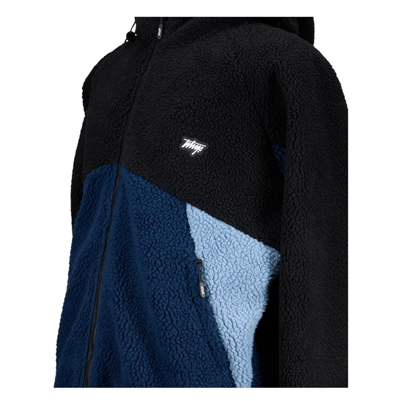 SHERPA WHATUP MEN FULL ZIPPER BLACK BLUE - 3