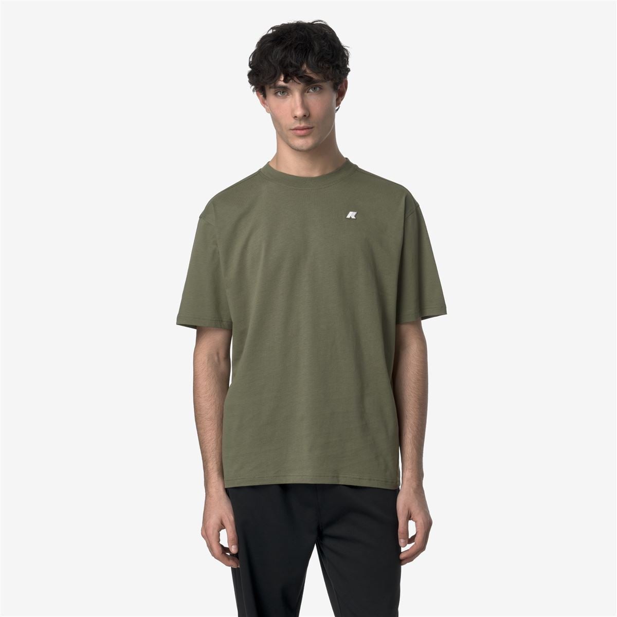 POLERA K-WAY MEN SOLO GREEN LICHEN - 2