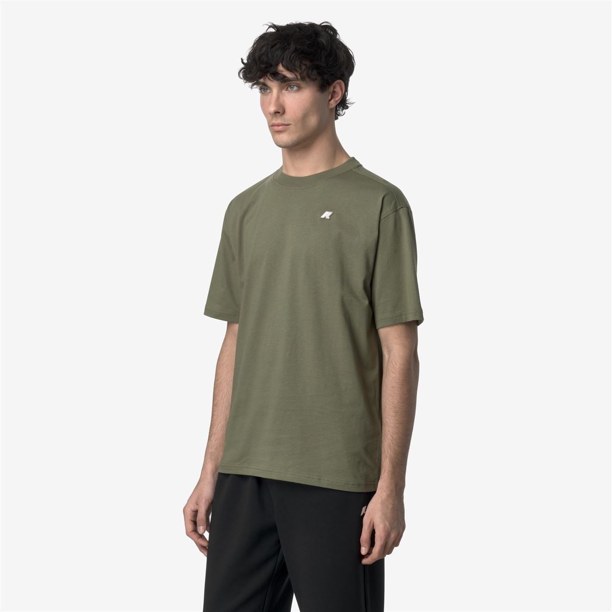 POLERA K-WAY MEN SOLO GREEN LICHEN - 3