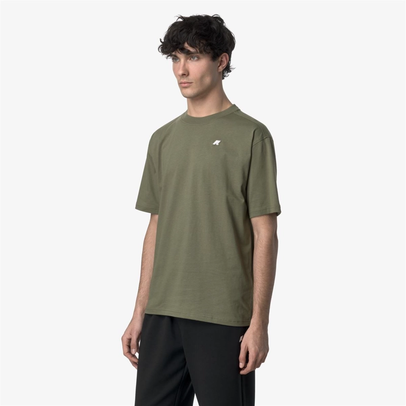 POLERA K-WAY MEN SOLO GREEN LICHEN - 3