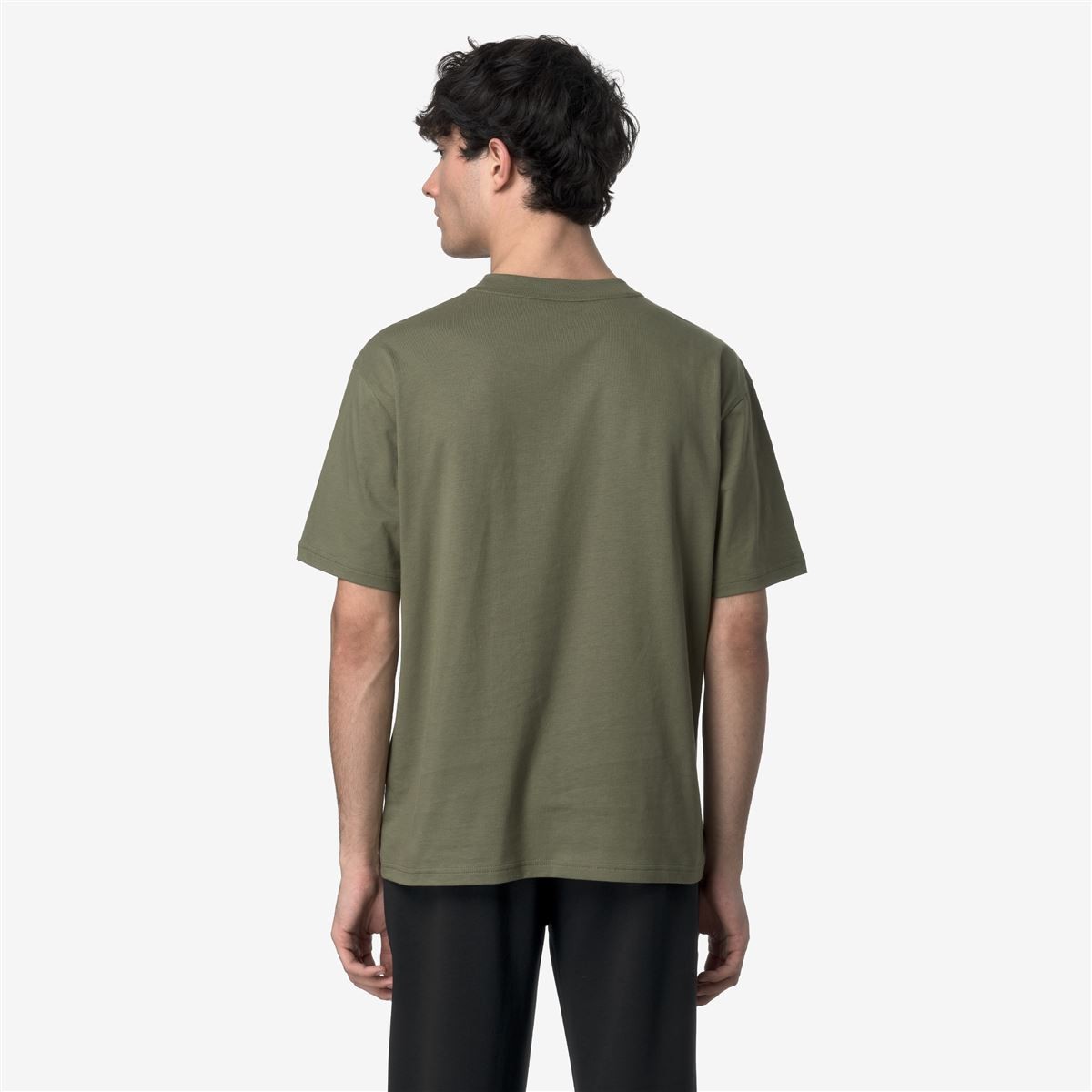 POLERA K-WAY MEN SOLO GREEN LICHEN - 4