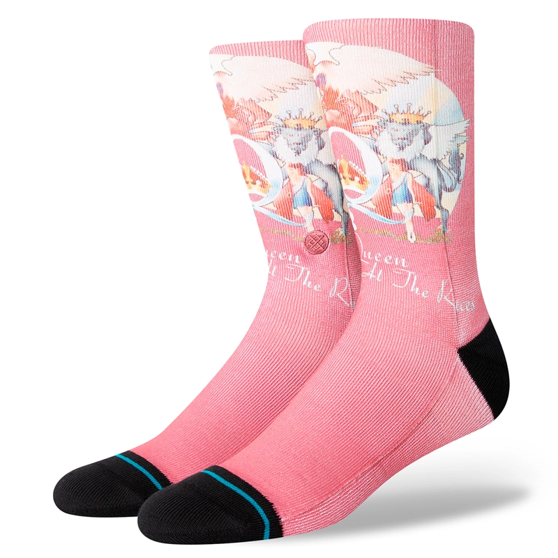 STANCE SOCK MEN QUEEN RACES DUSTY ROSE - 1