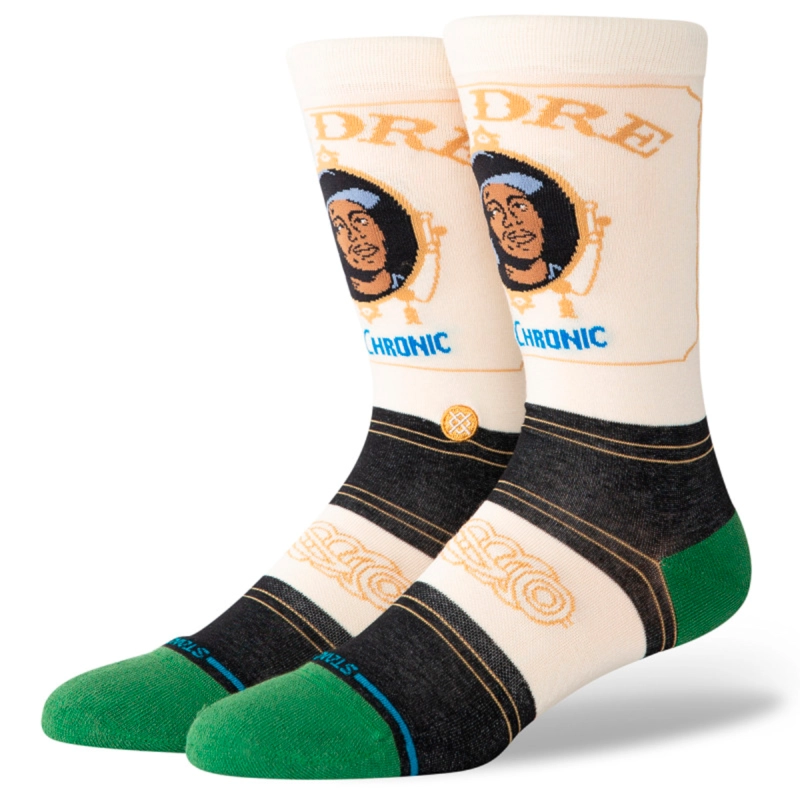 STANCE SOCK MEN THE CHRONIC CREW BLACK - 1