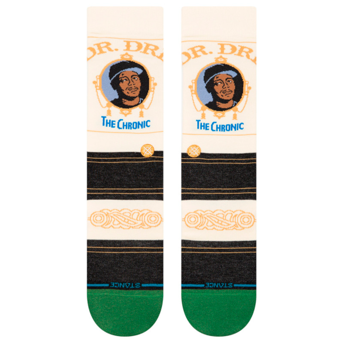 STANCE SOCK MEN THE CHRONIC CREW BLACK - 2