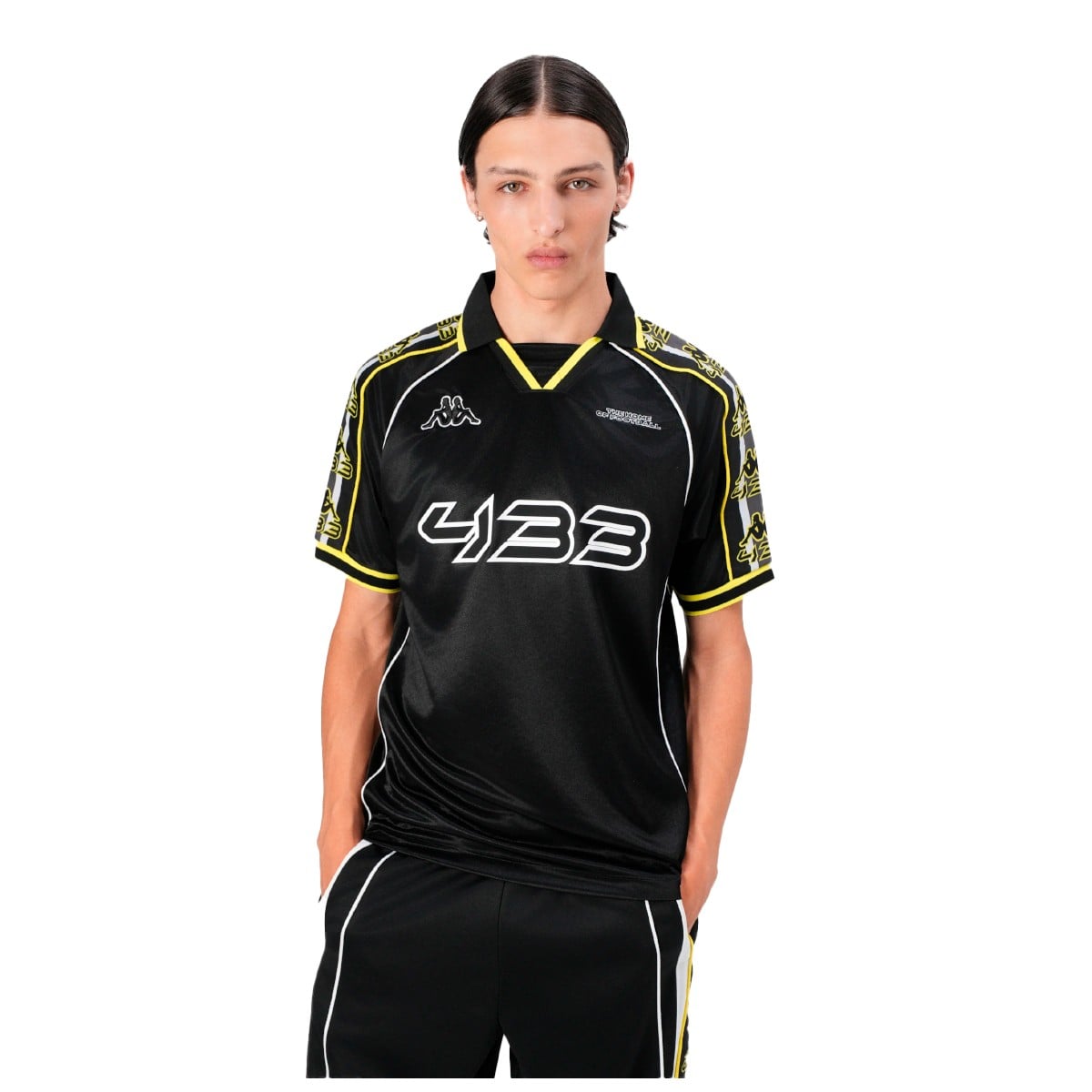 CAMISETA KAPPA 222 BANDA ROMBAT 433 OVERSIZE BLACK - 4