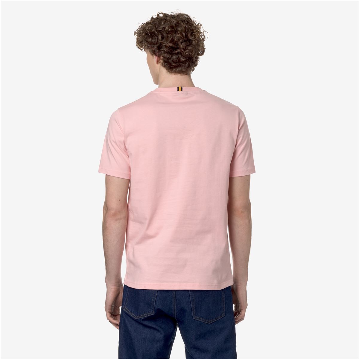 POLERA K-WAY MEN ODOM TYPO ESTABLISHED PINK - 4