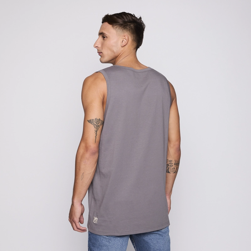 POLERA TANK REEF MEN DARK GREY - 2