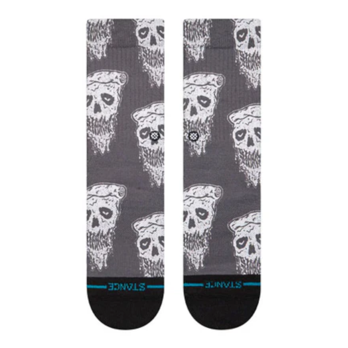 STANCE SOCK KIDS PIZZA FACE WHITE BLACK - 2