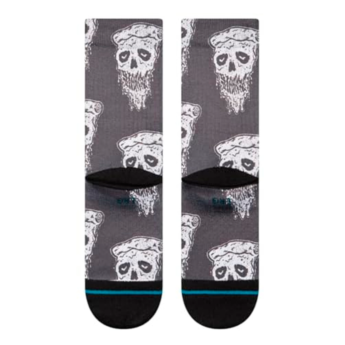 STANCE SOCK KIDS PIZZA FACE WHITE BLACK - 3