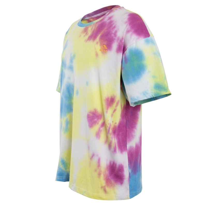 POLERA MANGA CORTA TIE DYE PURPLE YELLOW BLUE - 2