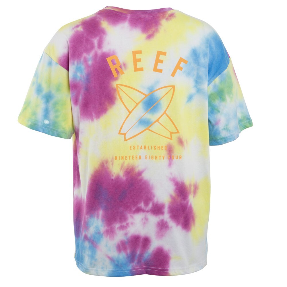 POLERA MANGA CORTA TIE DYE PURPLE YELLOW BLUE - 3