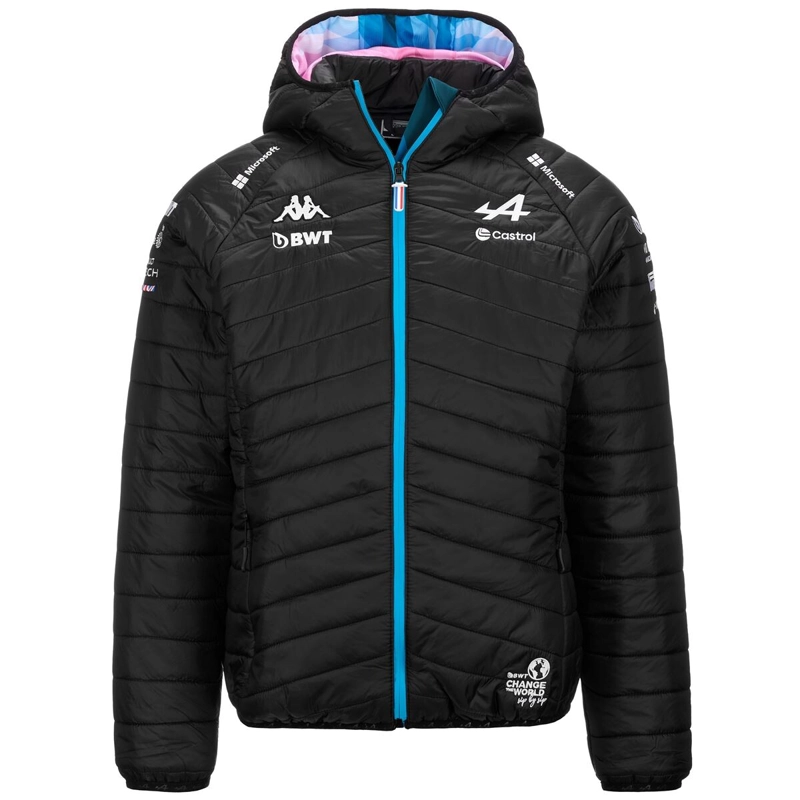 PARKA KAPPA MEN ABOUCOU ALPINE F1 BLACK - 1