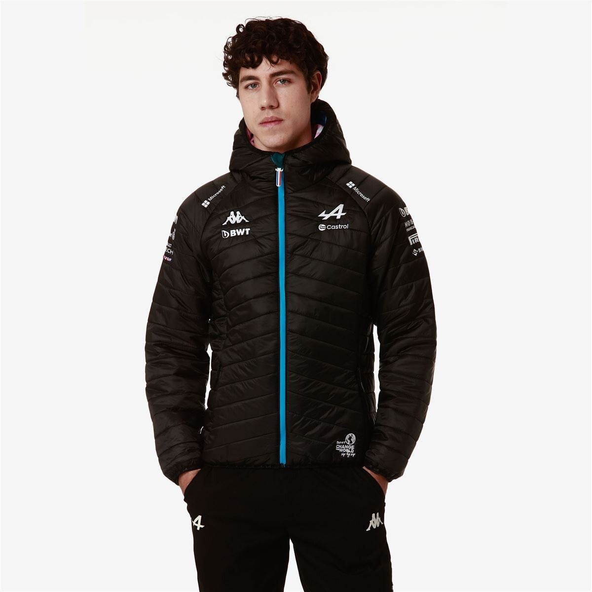 PARKA KAPPA MEN ABOUCOU ALPINE F1 BLACK - 5