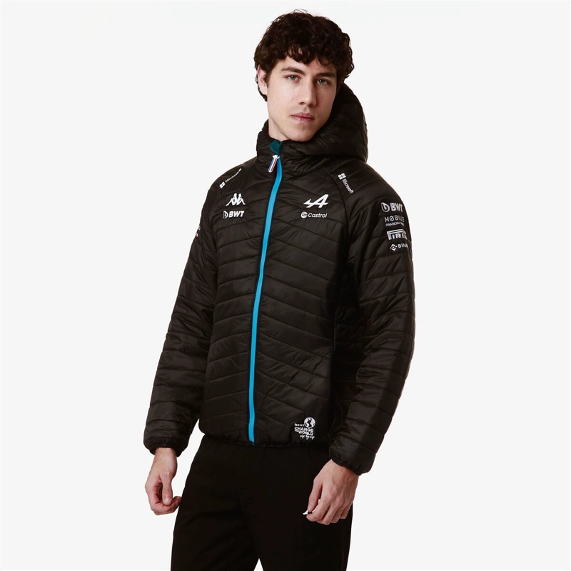PARKA KAPPA MEN ABOUCOU ALPINE F1 BLACK - 6