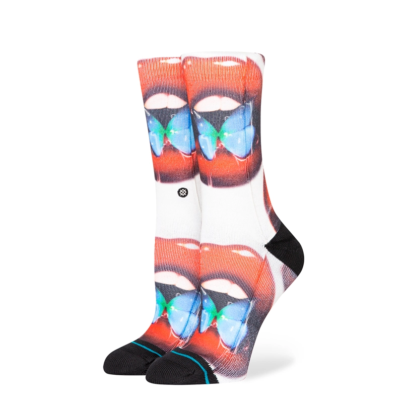 STANCE SOCK WOMEN X SARA RABIN SWALLOW OFF WHITE - 1