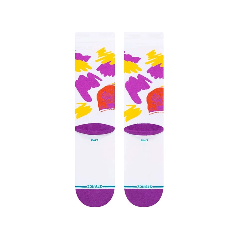 STANCE SOCK MEN PAINT LEBRON JAMES WHITE - 3
