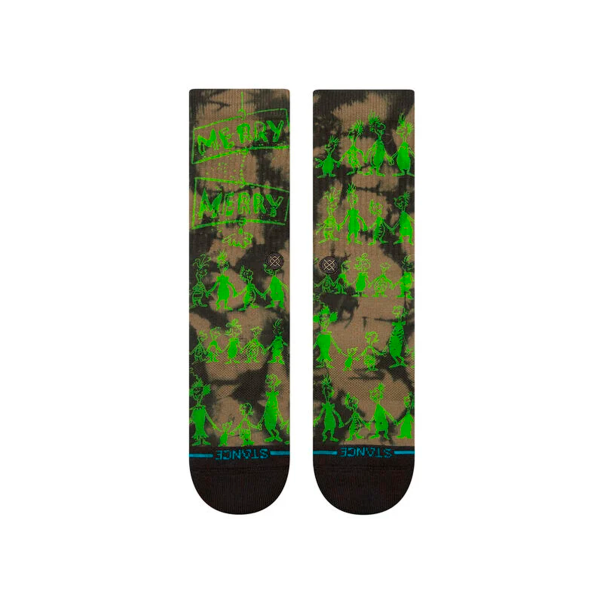 STANCE SOCK GRINCH DOWN IN WHOVILLE CREW BLACK - 2