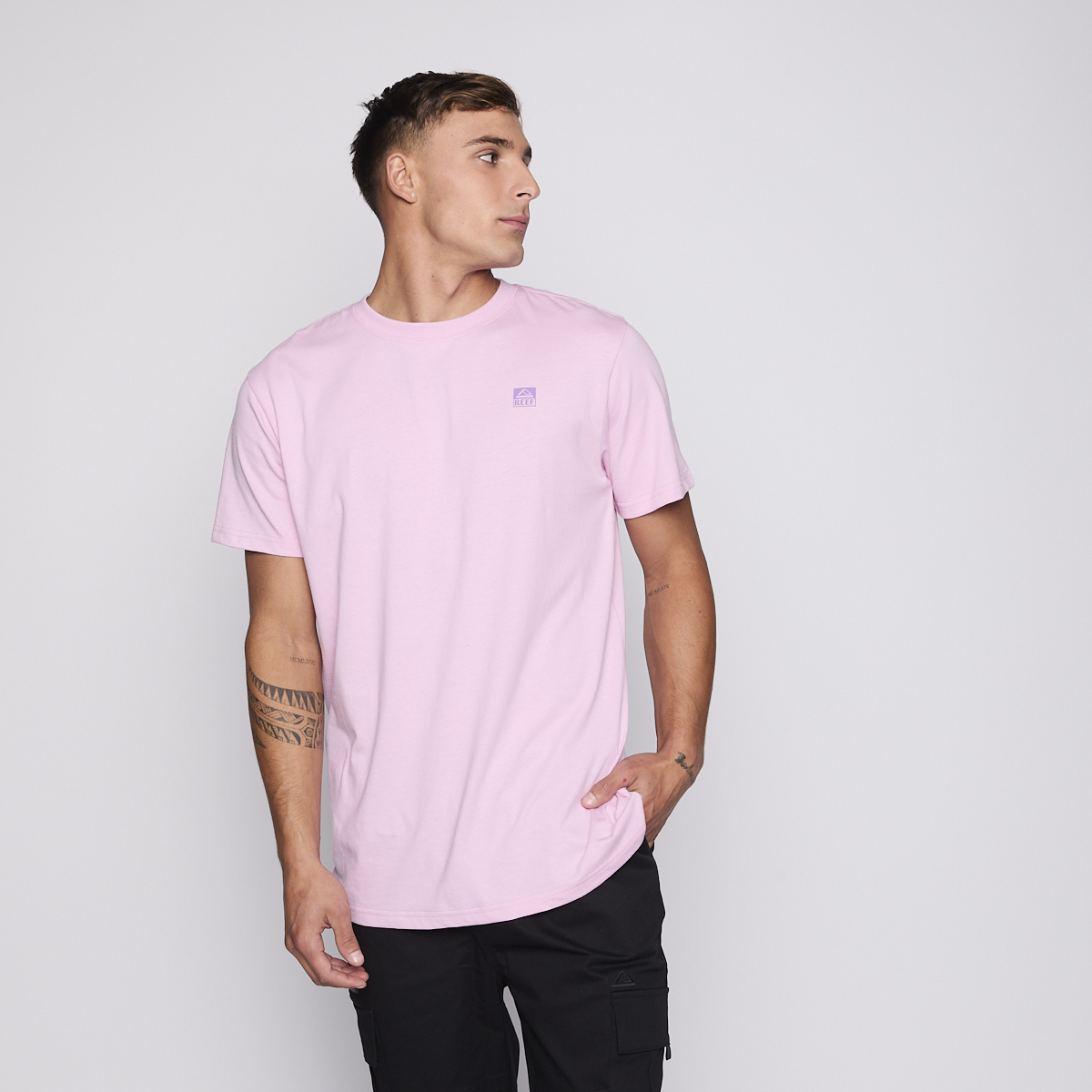 POLERA REEF MEN SURF REEF 84 PINK - 4