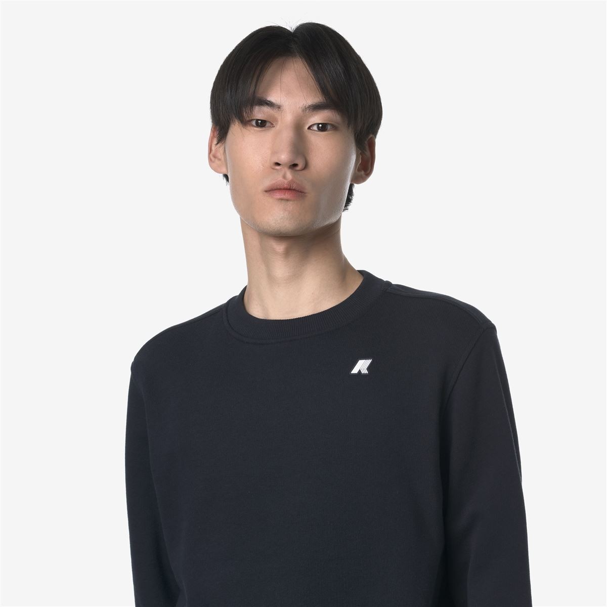POLERON K-WAY MEN BAPTISTE FRENCH TERRY BLUE DEPTH - 4