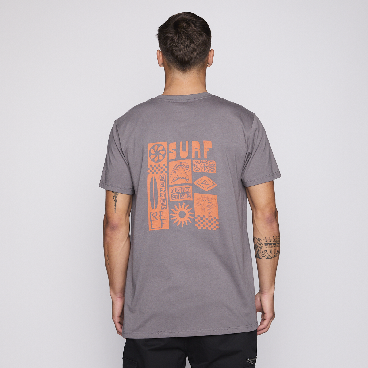 POLERA REEF MEN SURF REEF DARK GREY - 3