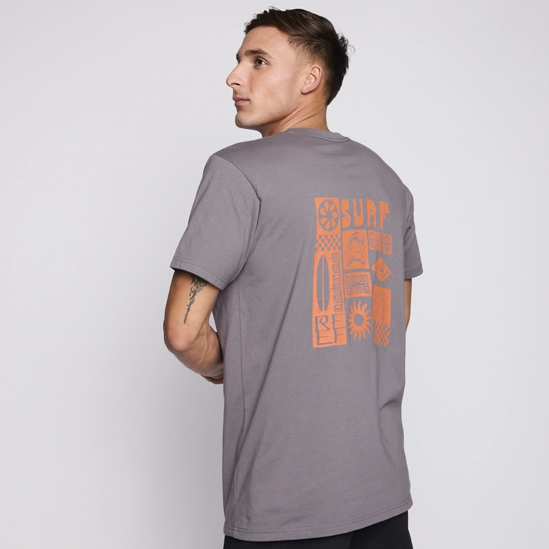 POLERA REEF MEN SURF REEF DARK GREY - 5