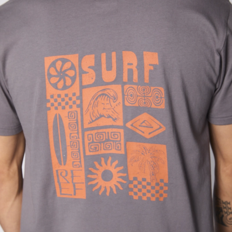 POLERA REEF MEN SURF REEF DARK GREY - 7