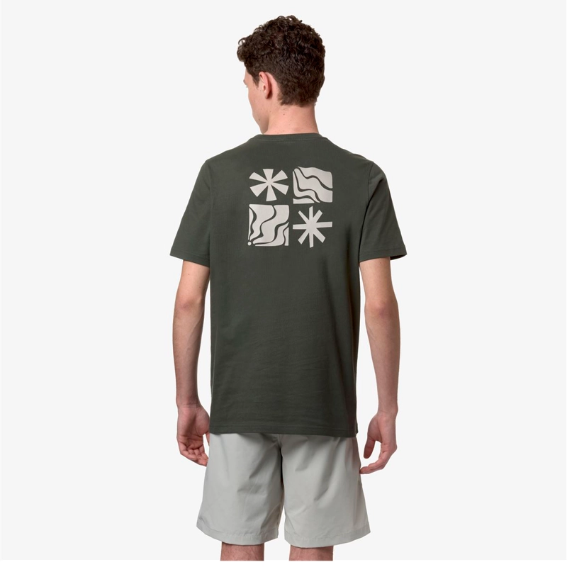 POLERA K-WAY LEONARDO FIORAVANTI ODOM BGREEN BLACKISH - 5
