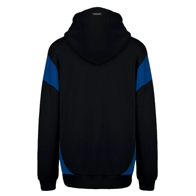 POLERON WHATUP HOMBRE HOODIE BLACK BLUE RED - 2