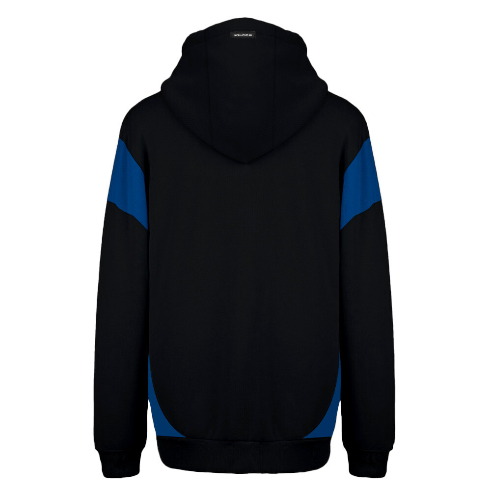 POLERON WHATUP HOMBRE HOODIE BLACK BLUE RED - 2