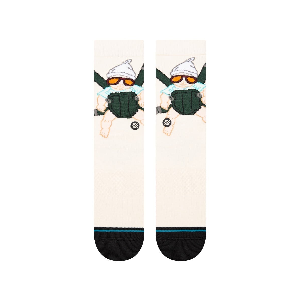 STANCE SOCK MEN THE HANGOVER CARLOS OFF WHITE - 2