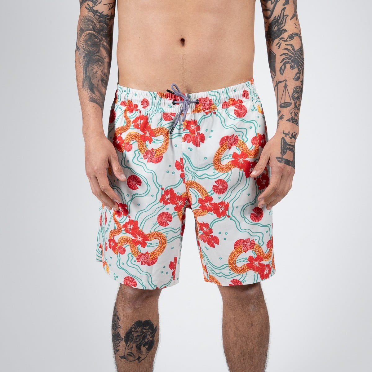 TRAJE DE BAÑO REEF MEN GREY DRAGONS - 1