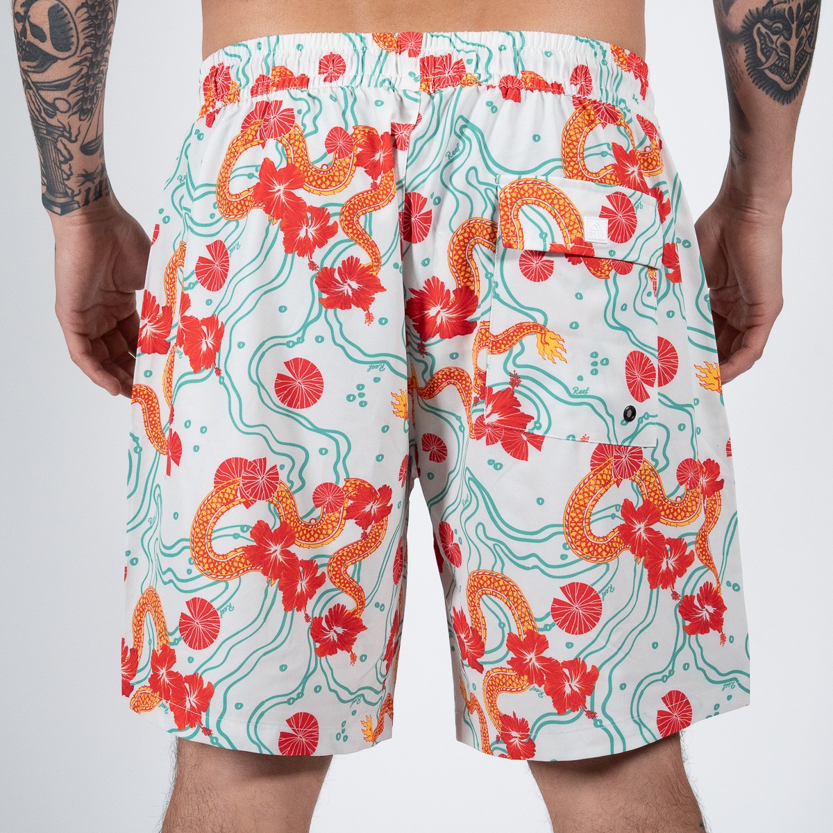 TRAJE DE BAÑO REEF MEN GREY DRAGONS - 3