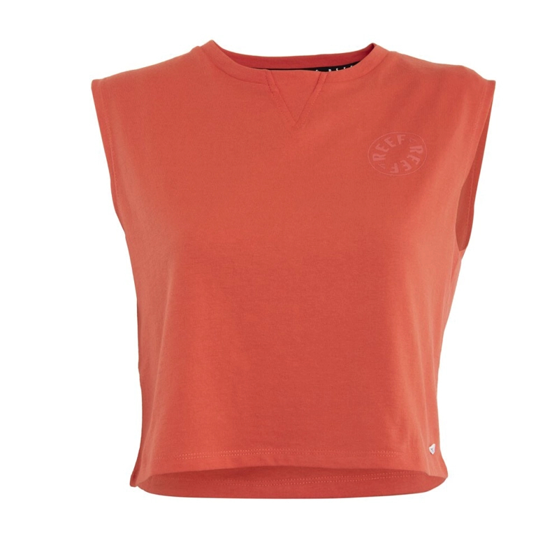 POLERA KIDS CROP TOP RED - 1