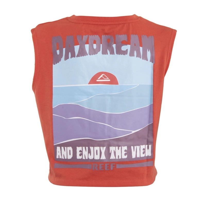 POLERA KIDS CROP TOP RED - 3
