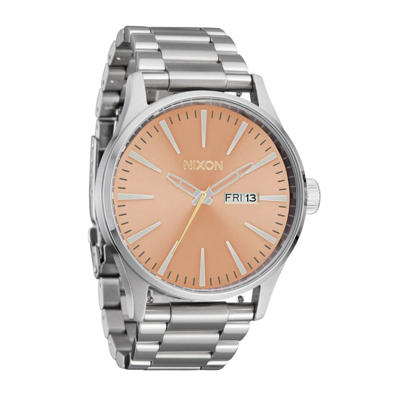 RELOJ NIXON SENTRY SILVER CORAL - 2