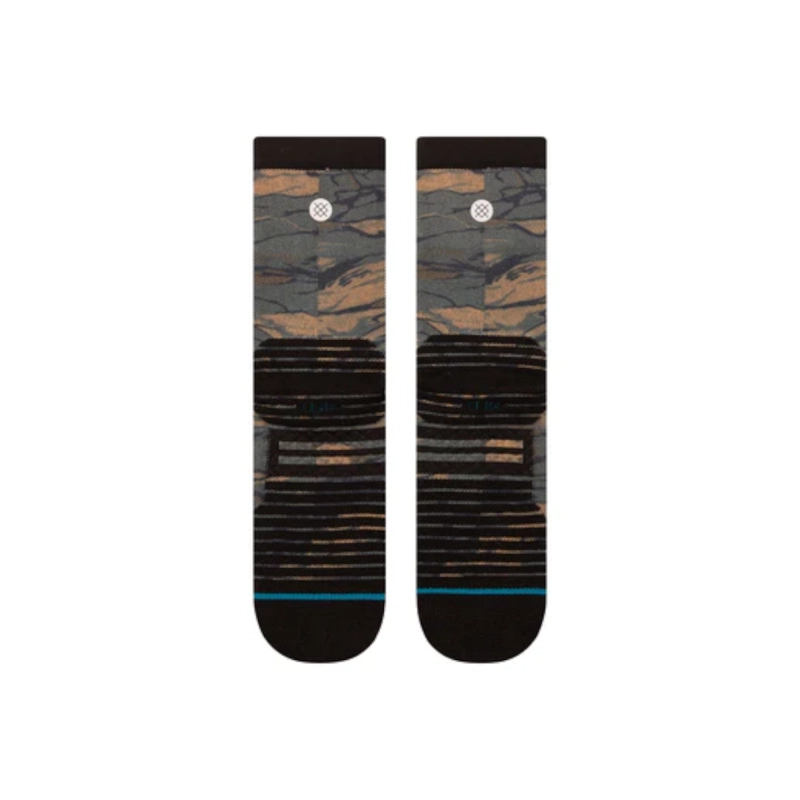 STANCE SOCK MEN ROMPIN MID CREW BROWN - 3