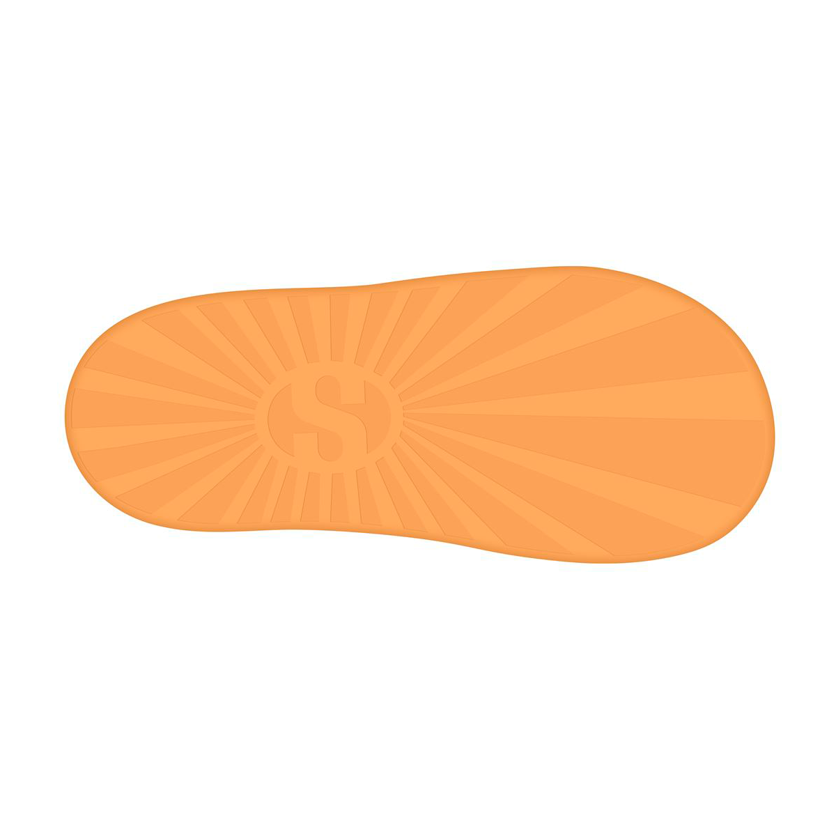 SANDALIA SUPERGA 1950 MONOBLOCK SLIDE ORANGE - 2