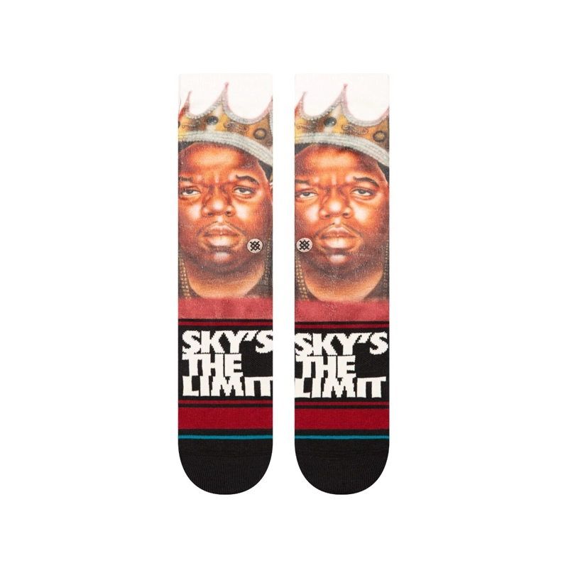 STANCE SOCK MEN NOTORIUS B.I.G. SKYS THE LIMIT BLACK - 2