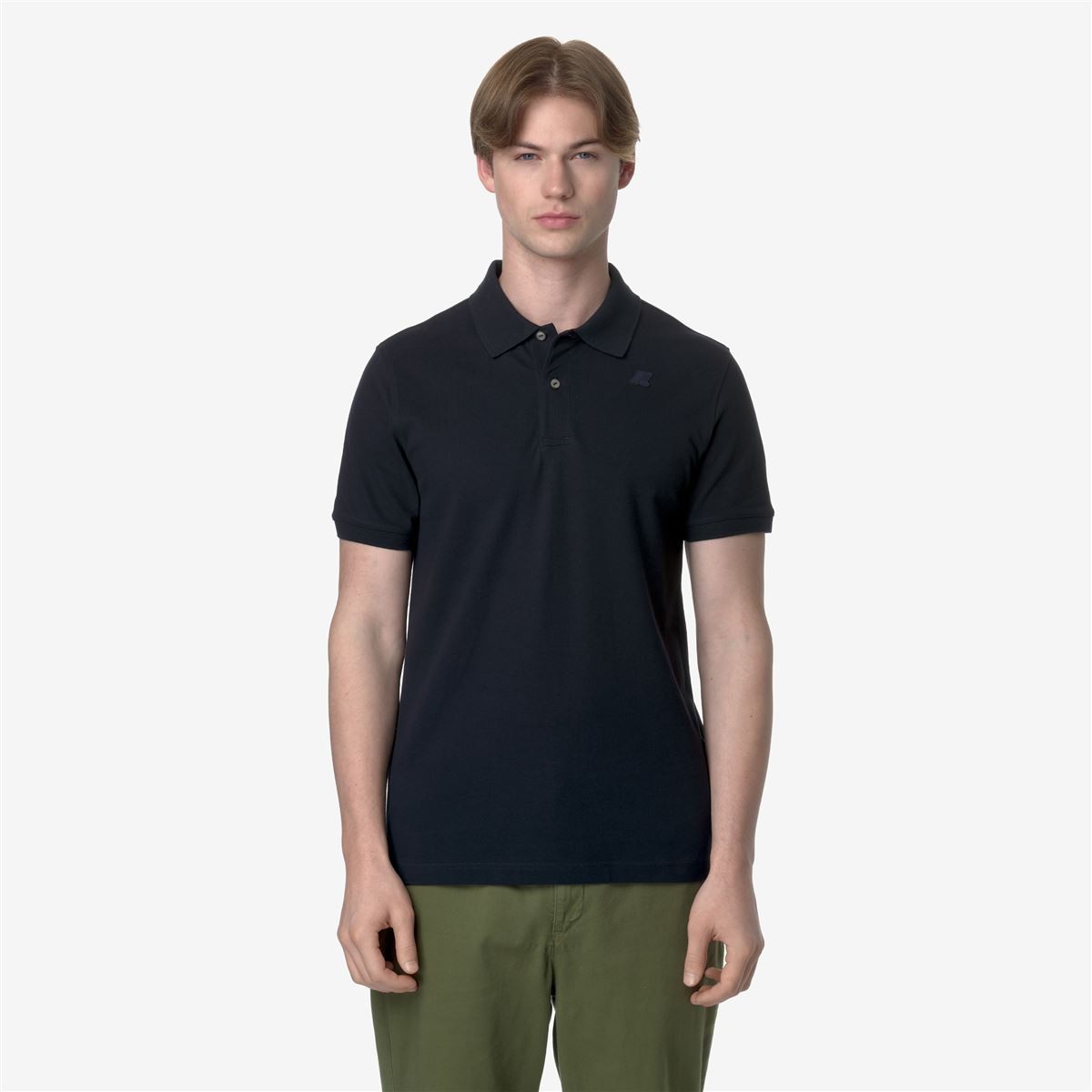 POLERA K-WAY MEN AMEDEE PIQUE BLUE DEPTH - 2