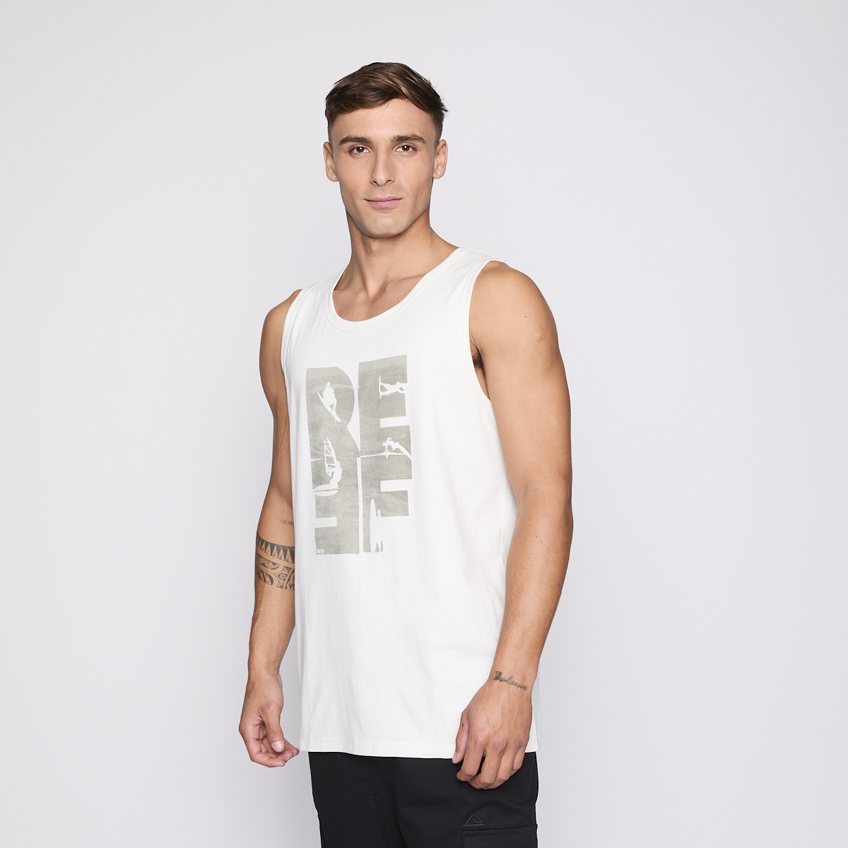 POLERA TANK REEF MEN BIG REEF BEIGE - 2