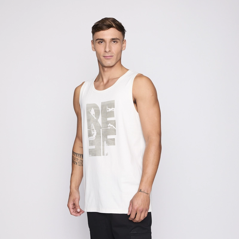 POLERA TANK REEF MEN BIG REEF BEIGE - 2