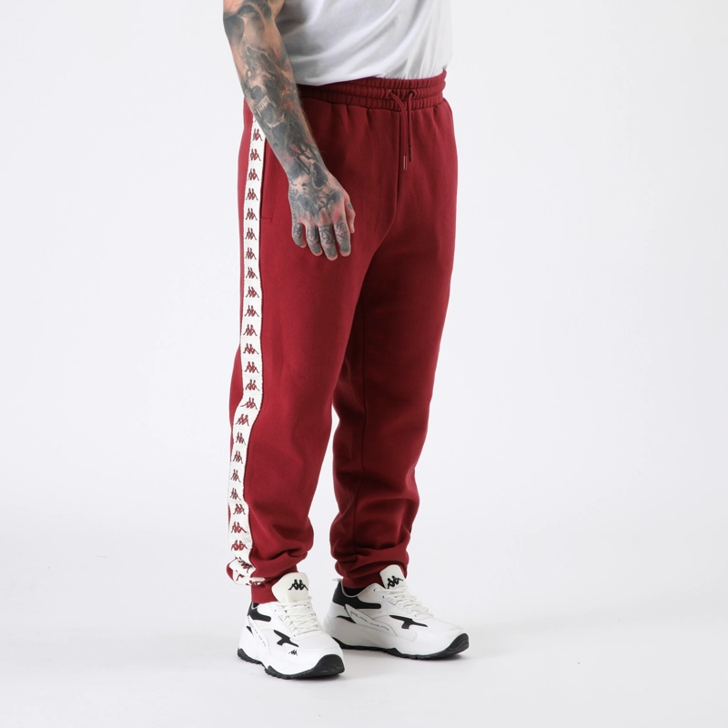 BUZO KAPPA MEN BANDA BURGUNDY WHITE - 2