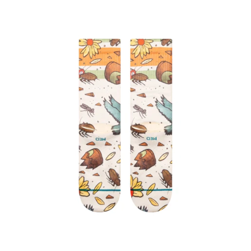 STANCE SOCK TRASHED OFF WHITE - 3