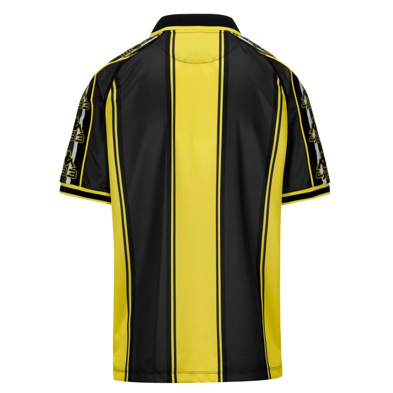 CAMISETA KAPPA 222 BANDA ROMBAT 433 OVERSIZE YELLOW BLACK - 3