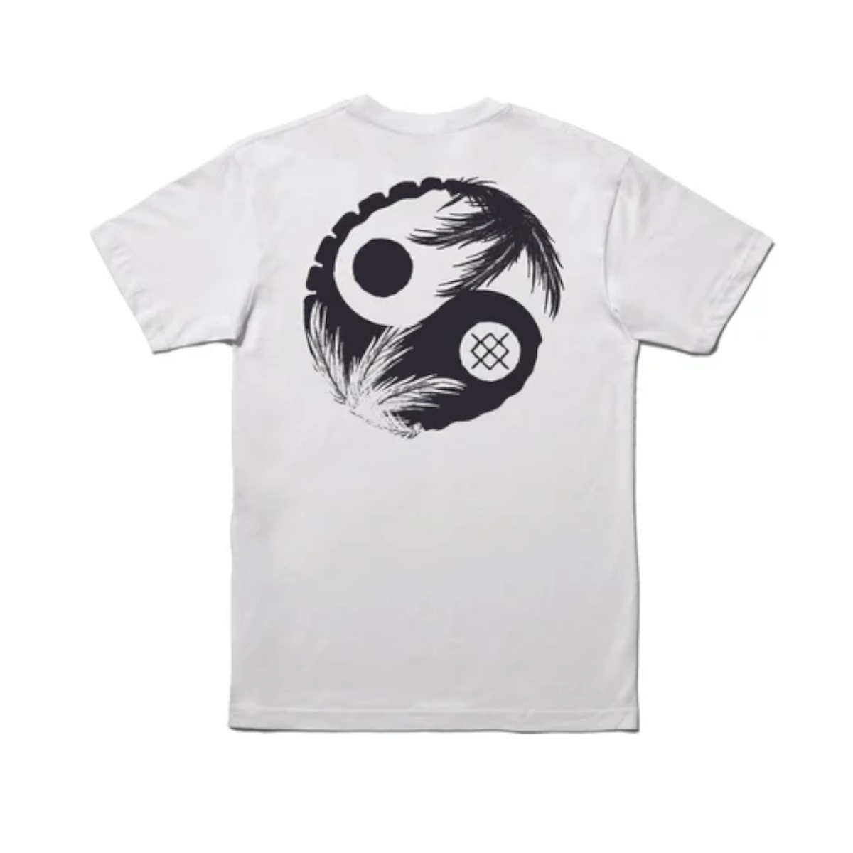 POLERA STANCE OPPOSITES WHITE BLACK - 2
