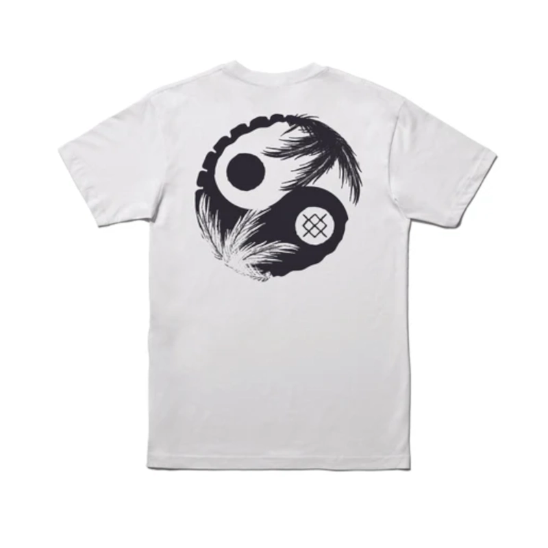 POLERA STANCE OPPOSITES WHITE BLACK - 2