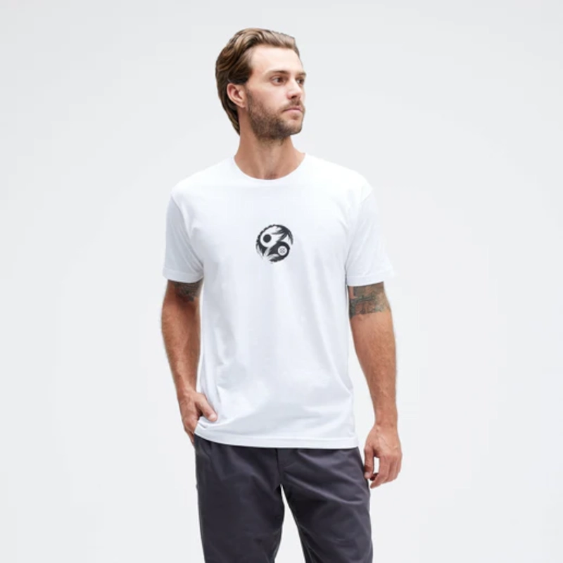POLERA STANCE OPPOSITES WHITE BLACK - 3