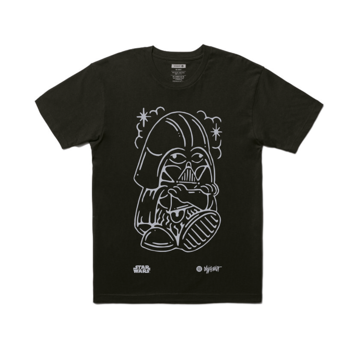 POLERA STANCE DJ DARTH BLACK - 1